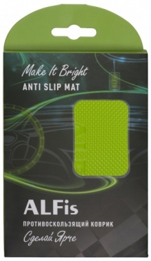Коврик антискользящий для приборной панели ALFis (зеленый)