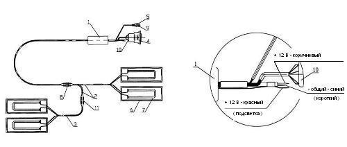 Тепловой блок стационарной установки (ТБСУ-2) (подогрев сидений)