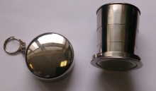 Стакан нержавейка складной в чехле