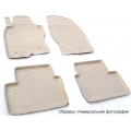 Коврики салона (полиуретан) CHEVROLET Orlando (для 3ряда) (2011-) (бежевый) (NOR)