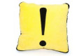 Автомобильная подушка знак Внимание ! (квадратная)
